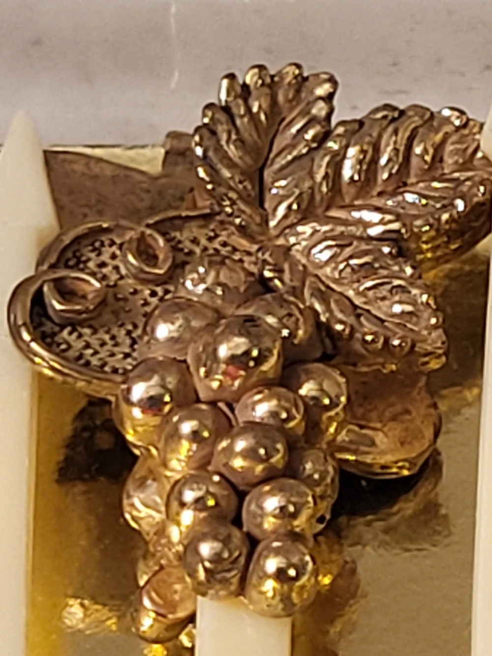 1950s MCM Gold-Tone Novelty Cocktail Picks S/11 Made In USA